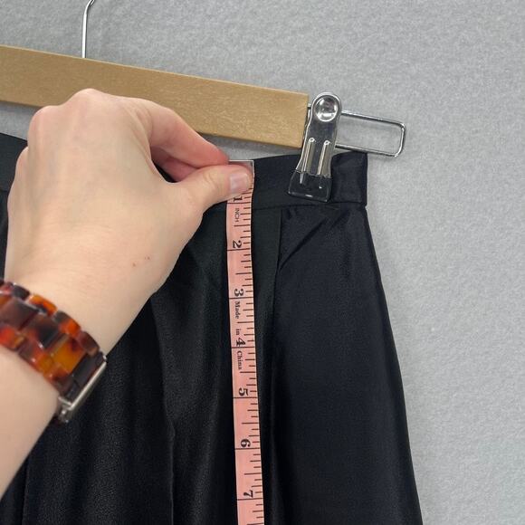 Vintage Union Made Satin Pants Womens 24" Waist Flare Bell Bottom High Waist - Picture 8 of 16